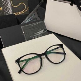 Mode zonnebrilmonturen Designer Ultralichtgewicht 3282 zwart frame bijziendheid lensframe voor dames kan worden uitgerust met een hoog aantal platte lichte gewone gezichtsspiegel