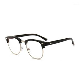 Lunettes de soleil à la mode pour hommes et femmes, classiques, légères, pour ordinateur, protection contre les radiations, lentille claire, Nerd