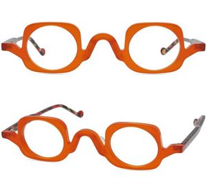 Lunettes de soleil de mode Frames Personnalité Niche Designer Eyewear Vintage Handmade Acétate Lunettes de lecture optique Men Fun Eyeglass Ocu7076917