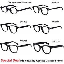 Mode zonnebrillen frames speciaal deal merk hoogwaardige acetaat recept glazen frame mannen brillen brillen brillen bril vrouwen optisch lezen mijn