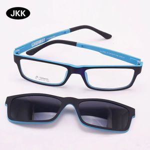 Moda de óculos de sol Quadrões Ultra-Lightglasses Clipe de ímã em óculos de sol Miopia moldura polarizada óculos funcionais 3D óculos Ultem UV 400 óculos jkk70 231218