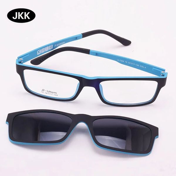 Marcos de gafas de sol de moda Gafas ultraligeras Clip magnético en gafas de sol Marco de miopía Anteojos polarizados Gafas 3D funcionales Gafas Ultem Uv 400 jkk70 231218