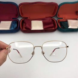 Mode Zonnebril Frames Vintage Kwaliteit Merk Design 0396 Brillen Frame Polygonal voor het lezen van Myopia Prescription Lens met originele CA