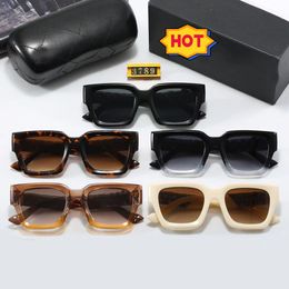 Lunettes de soleil de mode protection UV, petites lunettes de mode carrées rétro classiques polarisées avec boîte