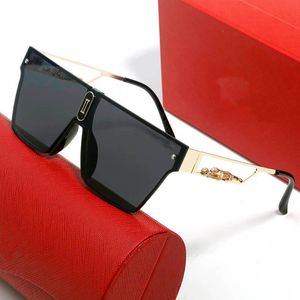 Gafas de sol de moda gafas de sol para mujer gafas de sol de diseñador hombres marco negro V gafas de sol polarizantes tonos de verano gafas de ojo gafas adumbral carti gafas con caja