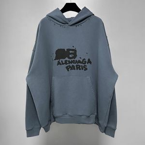 Mode sweatshirts dames heren heren bovenaan capuchon jas