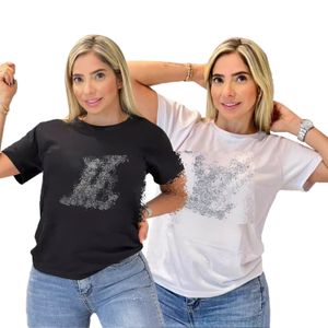 Mode T-shirt Designer Shirt Casual Dames T-stukken met letters Afdrukken Korte mouwen Top verkopen luxe dames hiphop kleding 100% katoenen tops