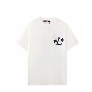 T-shirt à la mode T-shirt pour hommes Designer Col rond Manches courtes Pull à lettres pour filles Chemise décontractée T-shirt Slim Fit Street Wear Taille asiatique S-XXL GH50