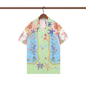 T-shirts de mode Casablanc-s Chemises de créateurs Masao San Print Chemise décontractée pour femme Chemise en soie ample à manches courtes T-shirt de luxe T-shirts de haute qualité M-3XL R4