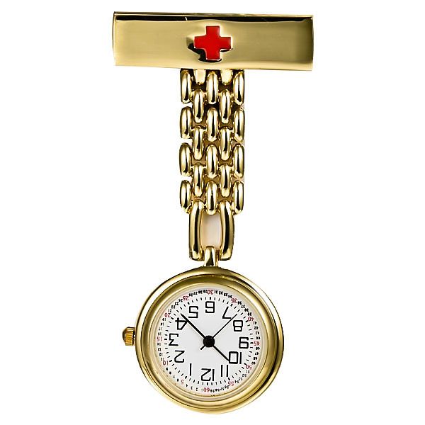 Mode T-type Infirmière Montre Alliage Chiffre Broche Accrocher Horloge Poitrine Pandent Docteur Montre À Quartz pour Hommes Femmes