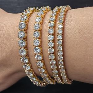 Bracelet de tennis de mode femmes designer chaîne de tennis bracelets de tennis pour femmes Bijoux Argent Diamant cadeau 3mm 7 pouces bracelets Hommes Hip Hop diamants bracelet