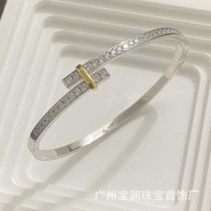 Mode TFF rand armband hoogwaardige eenvoudige en atmosferische S925 zilveren ring gewikkeld armband temperament en sterren in de lucht outp
