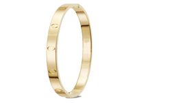 Mode mince amour chaîne en or bracelet vis bijoux créateurs bracelet or rose bracelets en platine cadeau titane acier adulte 365mm b3503624