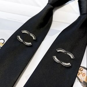 mode stropdas designer stropdassen vrouwen Klassieke dubbele letters pak stropdassen luxe business zijden stropdas party bruiloft sjaal LD002