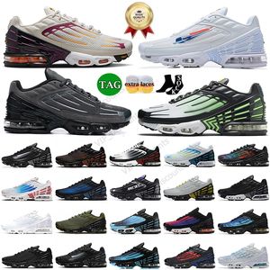 Fashion Tn Plus III Chaussures Sport Tuned 3 TN3 Stock Sports Black Royal Triple White Black Sneakers Zapatos Deportivos Mens Running TNS Trainers Sneakers