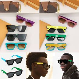 Mode top lunettes de soleil cool hommes marque de luxe plusieurs couleurs lunettes de soleil de protection UV400 miroir décoratif de tempérament haut de gamme Z1555E