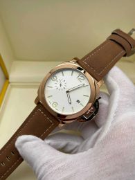Модные лучшие дизайнерские часы 2023 Мужские деловые модные часы кварцевые часы с сапфировым стеклом часы с кожаным ремешком для волос