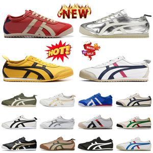 Fashion Top Quality Luxury Tiger Mexico 66 Designer Casual Chores Og Origin Femme Mens Onitsukass Trainers Trainers Brand Tigers Tigers Le cuir Sports extérieurs Sneakers