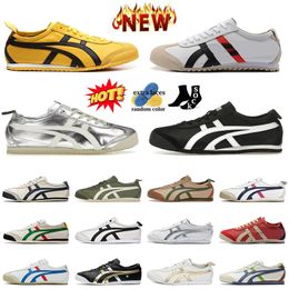 Mode topkwaliteit Mexico 66 Designer Casual Tiger Shoes Platform Vintage Tigers Canvas Brand Trainers Luxury OG Originele lederen cloud Outdoor Sports sneakers