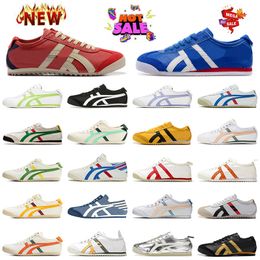 Mode topkwaliteit og originele ontwerper casual onitsukass schoenen tijgers merk trainers luxe tijger mexico 66 sneakers platform vintage loafers loper slip-on