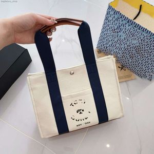 Mode Tote Bag canvas handheld winkelen handtas enkele schouder diagonale straddle letter vereenvoudigde trendy