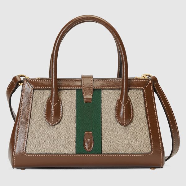 Sac fourre-tout à la mode pour femmes, sac à bandoulière classique, rayé vert et rouge, ceinture tissée, Design Vintage, sac à main de Shopping