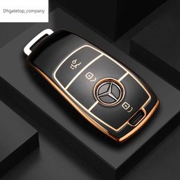 Funda de TPU a la moda para llave de control remoto de coche, carcasa para Mercedes Benz A C E S G Class GLC CLE CLA GLB GLS W177 W205 W213 W222 X167 AMG