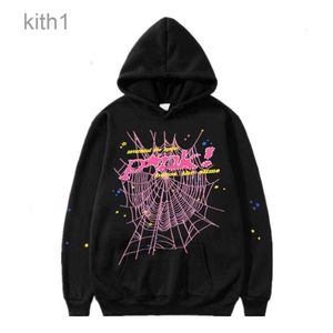 Sweatshirts Sweatshirts Hip Hop para mujer Cantante de mujer Y2K SP5DER 555555 Pantalones suéter Sweatshirt Spider Web Web Soodies Sports 1Vz XR9M