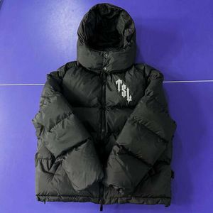 Mode Trapstar noir nouvelle veste en coton tigre, hiver à la mode Style de rue chaud Couple haut veste 688sss 2023