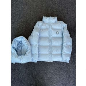 Trapstar – veste en coton avec chapeau pour Couple, bleu minimaliste, lettre tendance, automne/hiver 2023, 688ss
