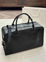 Sac de voyage de mode hommes sac à bagages sacs à provisions en cuir noir femmes sac à main designer sac à bandoulière grande capacité boîte sac à main