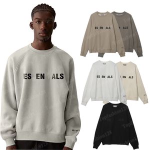 Mode tendance Hip-hop cent correspondant hommes sweat Ess extérieur classique couleur unie rétro à manches longues sweat à capuche chaud