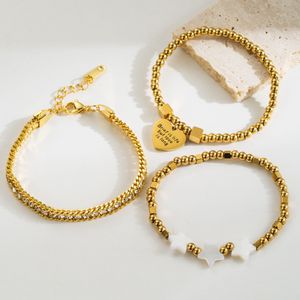 Tendance de la mode nouveau capteur de haut niveau exquis brochettes de titane bracelet de perles tempérament polyvalent diamant aimant pendentif accessoires pour la main