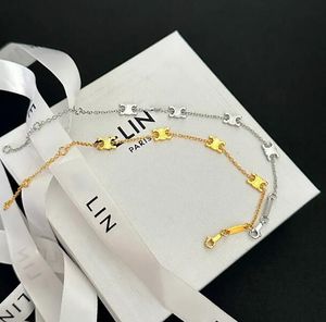 Tendencia de moda temperamento clásico pareja de oro pareja regalos pulsera de diseñador para mujeres pulseras colgantes