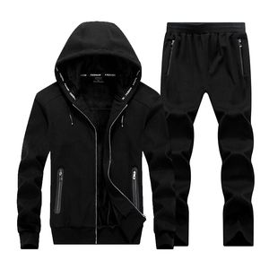 Mode Trend Winter Mannen Trainsuits Hooded Sporting Jacket + Pant Sweatsuit 2pc Suits Dikke Sportkleding Trainingspak Sets Herenkleding 8XL