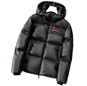 Tendances de la mode Veste de créateur pour hommes Hiver Chaud Coupe-vent Doudoune Brillant Matériau Mat Modèles de taille asiatique Nouveaux vêtements La veste de chapeau