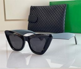 Mode trendy designer 1101 zonnebril voor dames acetaat puntige cateye vorm bril zomer avantgarde persoonlijkheid stijl Anti2919437