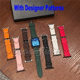 Mode driehoekig naamplaatje P Designer horlogebandriemen voor Apple horlogeband 49 mm 45 mm 41 mm 40 mm 44 mm 42 mm 38 mm siliconen PU lederen armband iWatch 9 SE 8 7 6 5 3 2 band