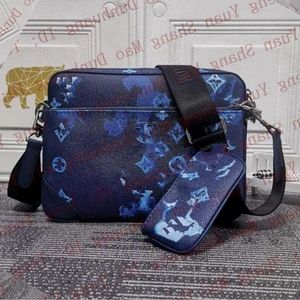 Mode TRIO Designer tassen Heren schoudertassen Echt lederen aktetassen Bolsas Mannen Vrouwen Messenger Bag Trouwjurk business Crossbody tas Handtassen Portemonnee