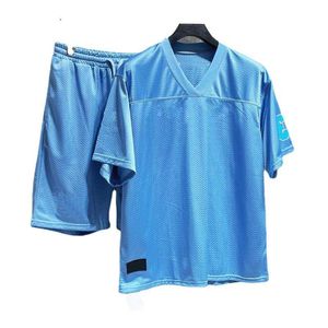 Mode Trunks Ice Hockey Summer Jersey V Men Beach Neck T -shirt T Shorts Short Sets T -shirt Mesh 24SS Tracksuit Sleeve UXMWP