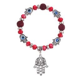 Mode turc chanceux mauvais œil perle Bracelets bleu hommes femmes bijoux faits à la main Bracelet à breloques femme