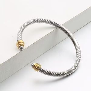 Pulsera torcida de moda Pulseras clásicas de lujo diseñador para mujeres joyería elegante perla de oro cruz diamante cadera brazalete caliente para niñas fiesta regalo de boda