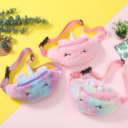 Mode Licorne Taille Sac Enfants Ceinture Fanny Pack Sac De Plage Étudiant Adolescent Haute Qualité Sacs À Main Sport Unisexe Sacs Cosmétiques En Plein Air 2 Couleurs