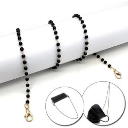 Mode Unisex Anti-Lost Beaded Chains Gezichtsmasker Lanyards Leesbril Ketting Halsband Cord Houder Sieraden
