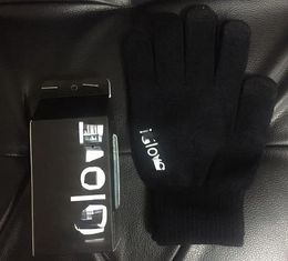 Mode Unisex iGloves Kleurrijke mobiele telefoon aangeraakte handschoenen Heren Dames Winterwanten Zwart Warme smartphone-rijhandschoen Klassiek