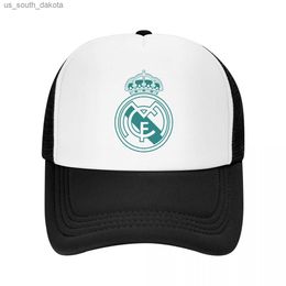 Moda unisex MADRID-REAL Trucker Hat Berretto da baseball regolabile per adulti Uomo Donna Sport L230523