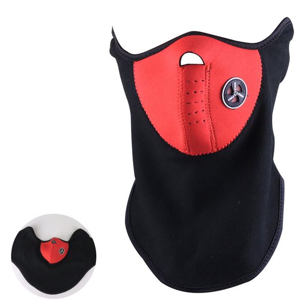 Moda Unisex cuello calentador cara máscara invierno al aire libre senderismo bufandas esquí motocicleta montar a prueba de viento Motor casco piezas wk565