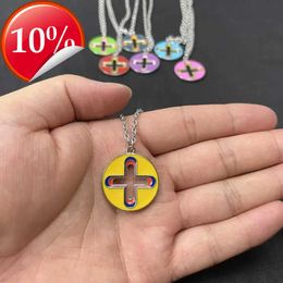 Mode unisexe pendentif colliers Homer Frank océan Hip Hop Punk chanceux trèfle émail goutte glaçure collier pour hommes femmes filles fête bijouxvq8qwvqr