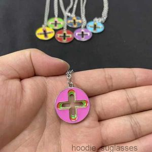 Mode Unisex Hanger Kettingen Homer Frank Ocean Hip Hop Punk Lucky Clover Emaille Drop Glazuur Ketting voor Mannen Vrouwen Meisjes Partij sieraden Ainvb