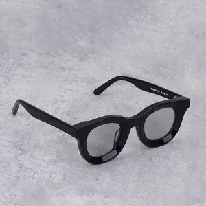 Mode polyvalent classique noir et blanc lunettes de soleil marque Designer rétro pour hommes Style Hip-hop lunettes de soleil 3WJAR